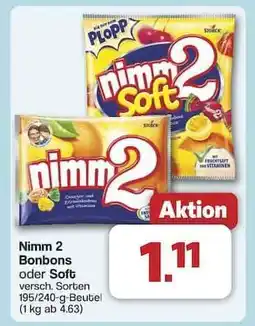 Famila Nord Ost Nimm 2 Bonbons oder Soft Angebot