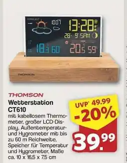 Famila Nord Ost THOMSON Wetterstation CT610 Angebot