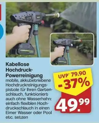 Famila Nord Ost Kabellose Hochdruck-Powerreinigung Angebot