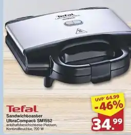 Famila Nord Ost Tefal Sandwichtoaster UltraCompact SM1552 Angebot