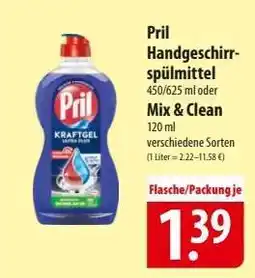 Famila Nord Ost Pril Handgeschirrspülmittel Angebot