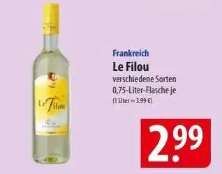 Famila Nord Ost LE FILOU Angebot