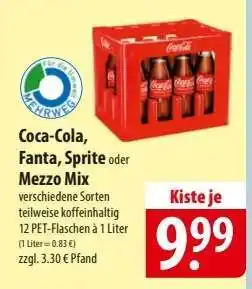 Famila Nord Ost Coca-Cola, Fanta, Sprite oder Mezzo Mix Angebot