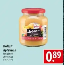 Famila Nord Ost Hofgut Apfelmus Angebot
