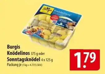 Famila Nord Ost Burgis Knödelinos oder Sonntagsknödel Angebot
