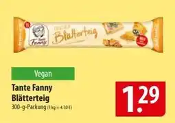 Famila Nord Ost Tante Fanny Blätterteig Angebot