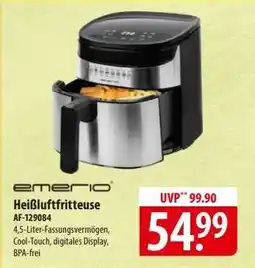Famila Nord Ost Emerio Heißluftfritteuse AF-129084 Angebot