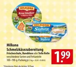 Famila Nord Ost MILKANA Schmelzkäsezubereitung Angebot