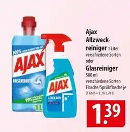 Famila Nord Ost Ajax Allzweckreiniger oder Glasreiniger Angebot