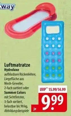 Famila Nord Ost Luftmatratze Hydroluxe Angebot