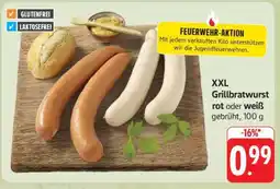 Edeka XXL Grillbratwurst rot oder weiß Angebot
