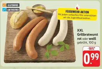 Edeka XXL Grillbratwurst rot oder weiß Angebot