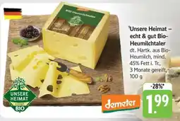 Edeka Unsere Heimat – echt & gut Bio-Heumilchtaler Angebot