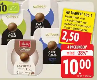 Edeka Coffee B Café Royal Angebot