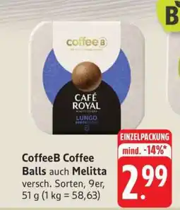 Edeka CoffeeB Coffee Balls Angebot