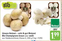 Edeka Bioland Bio Champignons Angebot