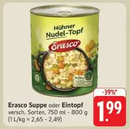 Edeka Erasco Suppe oder Eintopf Angebot