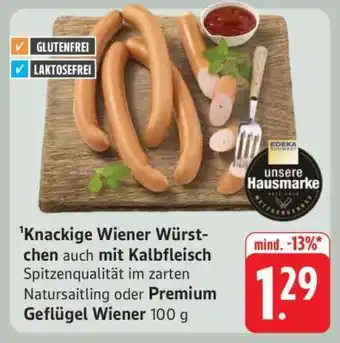 Edeka Knackige Wiener Würstchen Angebot