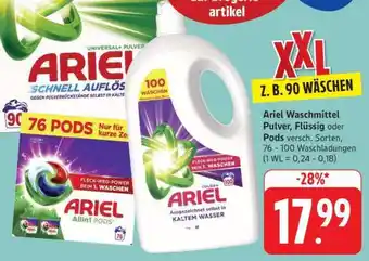 Edeka Ariel Waschmittel Angebot