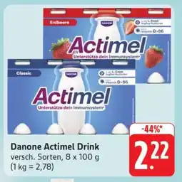 Edeka Danone Actimel Drink Angebot
