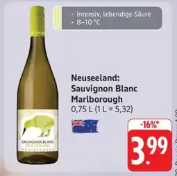 Edeka Neuseeland: Sauvignon Blanc Marlborough Angebot
