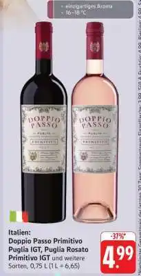 Edeka Doppio Passo Primitivo Puglia IGT, Puglia Rosato Primitivo IGT Angebot