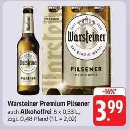 Edeka Warsteiner Premium Pilsener Angebot