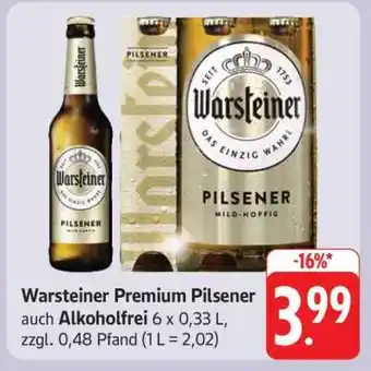 Edeka Warsteiner Premium Pilsener Angebot