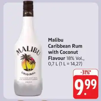 Edeka Malibu Caribbean Rum with Coconut Flavour Angebot