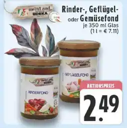 Edeka Rinder-, Geflügel- oder Gemüsefond Angebot