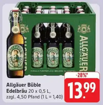 Edeka Allgäuer Büble Edelbräu Angebot
