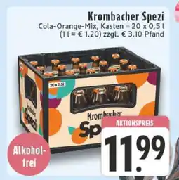 Edeka Krombacher Spezi Angebot