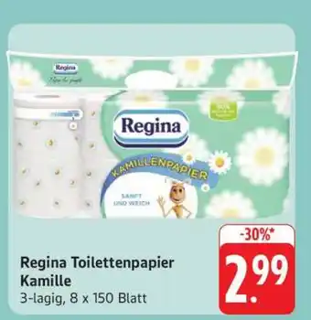 Edeka Regina Toilettenpapier Kamille Angebot