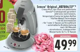 Edeka Senseo Original HD7806/37 Angebot