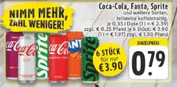 Edeka Coca­Cola/ Fanta/ Sprite Angebot