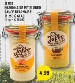 Edeka Jefke Mayonnaise mit Ei oder Sauce Bearnaise Angebot