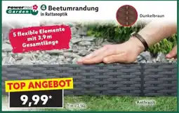 Norma Beetumrandung in Rattanoptik Angebot