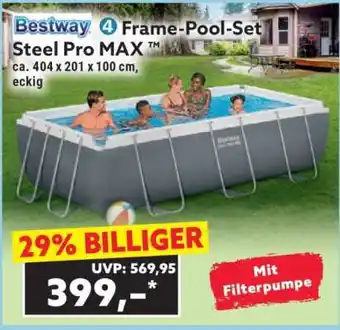 Norma Bestway 4 Frame-Pool-Set Steel Pro MAX Angebot