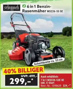 Norma 6 in 1 Benzin-Rasenmäher MS226-53 SE Angebot