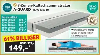 Norma 7-Zonen-Kaltschaummatratze A-GUARD ca. 90 x 200 cm Angebot