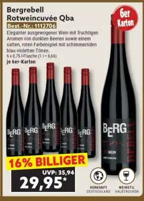 Norma Bergrebell Rotweincuvée Qba Angebot