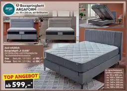 Norma Boxspringbett ARGAFORM Angebot