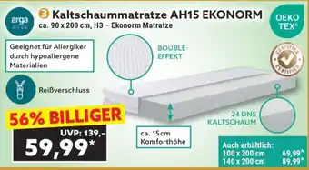 Norma Kaltschaummatratze AH15 EKONORM Angebot