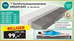 Norma Komfortschaummatratze ARGAFLEKS ca. 90 x 200 cm Angebot