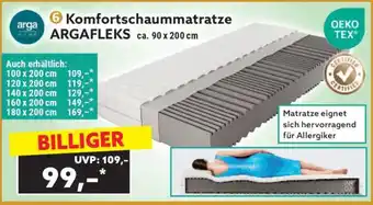 Norma Komfortschaummatratze ARGAFLEKS ca. 90 x 200 cm Angebot
