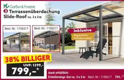 Norma Terrassenüberdachung Slide-Roof ca. 3 x 3 m Angebot