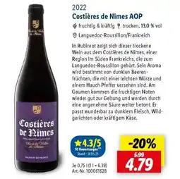 Lidl Costières de Nîmes AOP Angebot