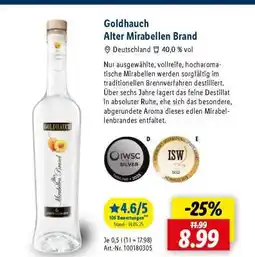 Lidl Goldhauch Alter Mirabellen Brand Angebot