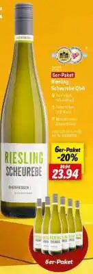 Lidl 6er-Paket Riesling Scheurebe QbA Angebot