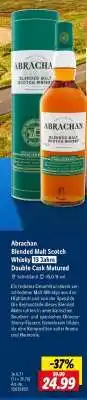 Lidl Abrachan Blended Malt Scotch Whisky 13 Jahre Double Cask Matured Angebot